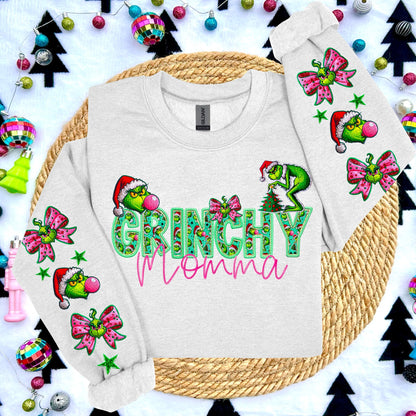 GRINCHY NAME SWEATSHIRTS