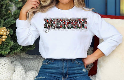 MERRY NAME LONG SLEEVE TEE