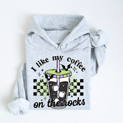 COFFEE ON THE ROCKS SPOOKY HOODIE