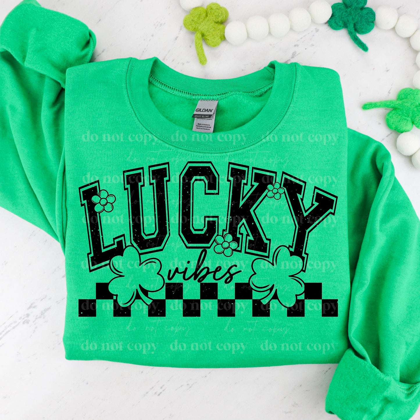 LUCKY VIBES SKULL SWEATSHIRT