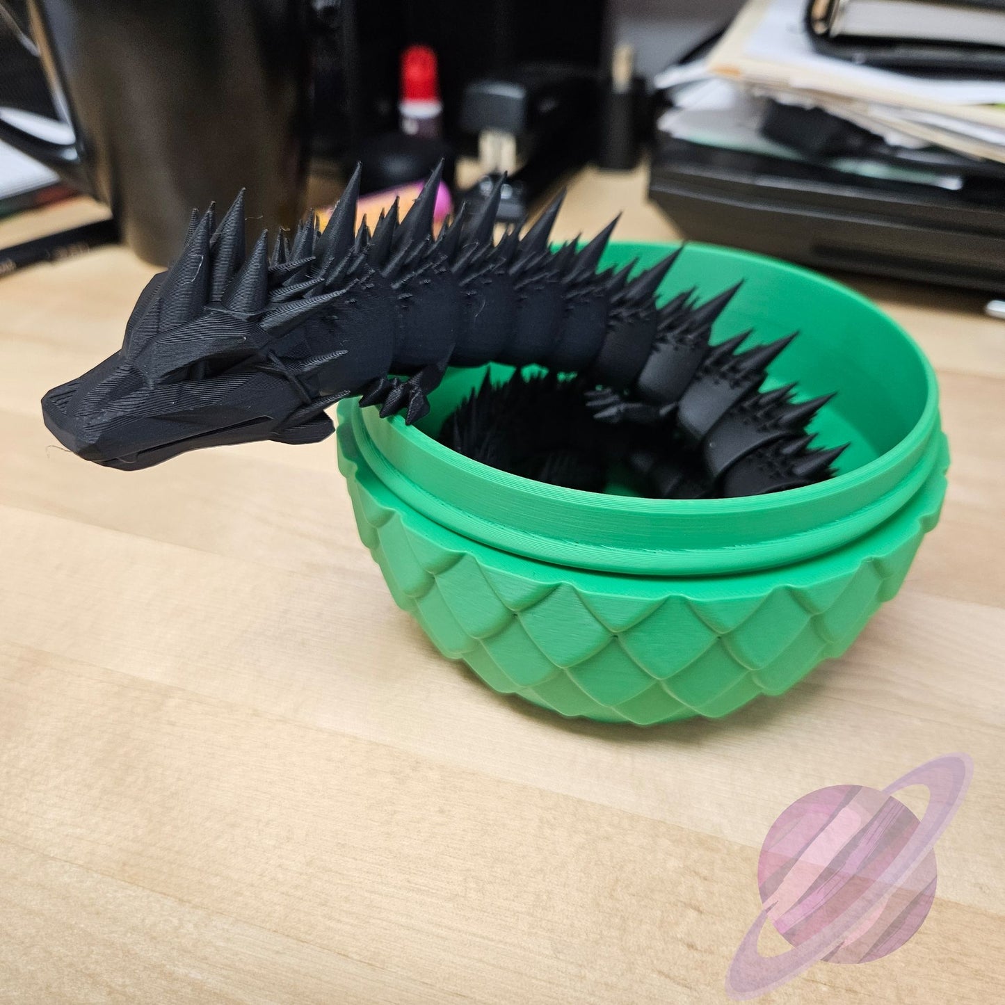 3D PRINTED DRAGONS AND EGGS (3 SIZES)