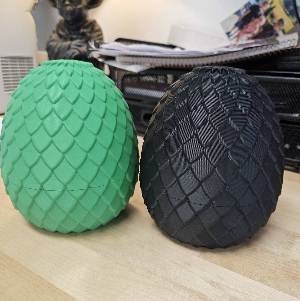 3D PRINTED DRAGONS AND EGGS (3 SIZES)