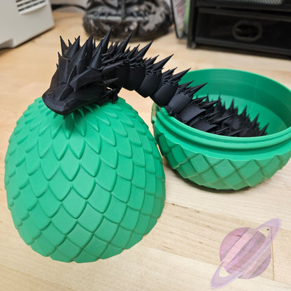 3D PRINTED DRAGONS AND EGGS (3 SIZES)