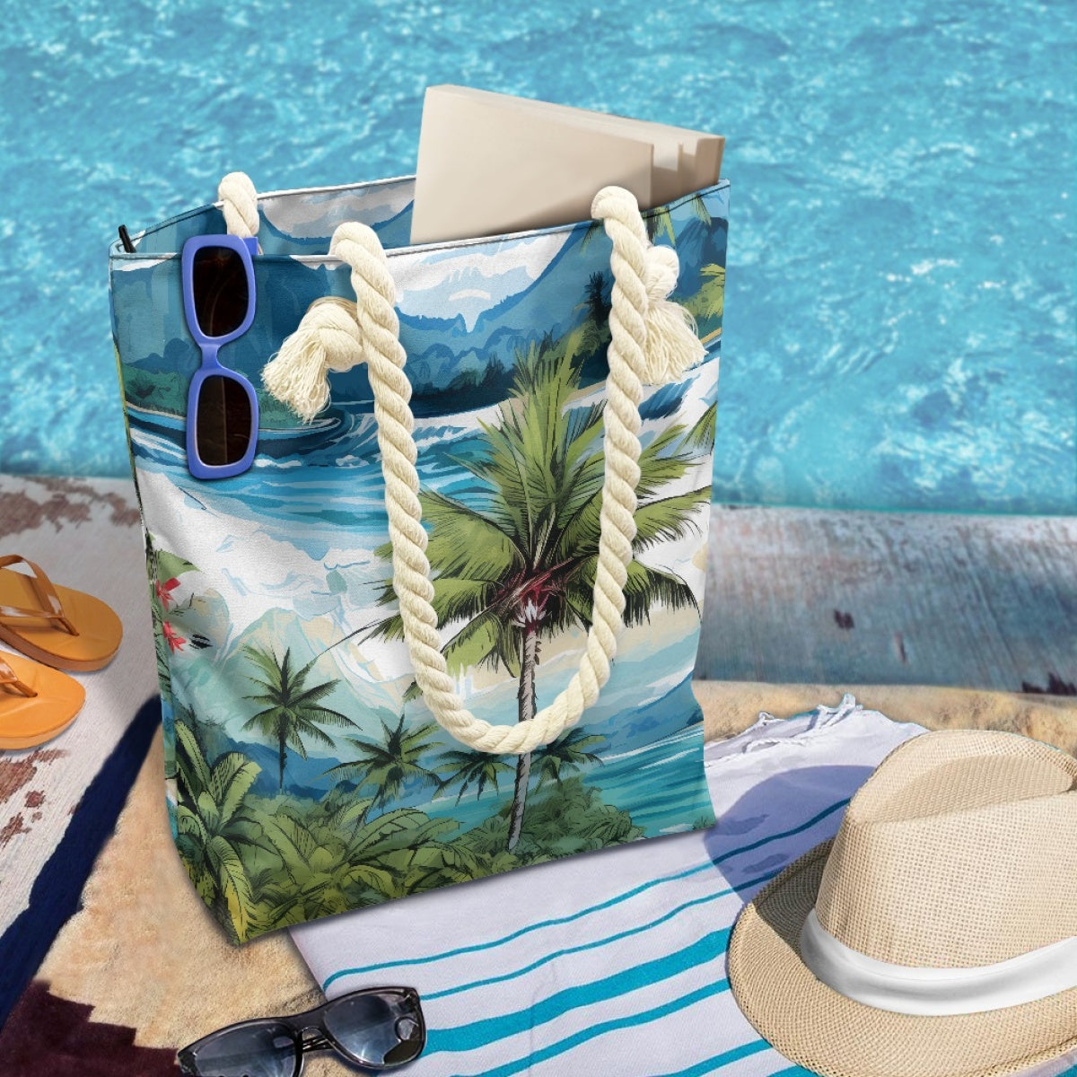 WATERCOLOR COWS-ROPE TOTE PREORDER CLOSING 5/6