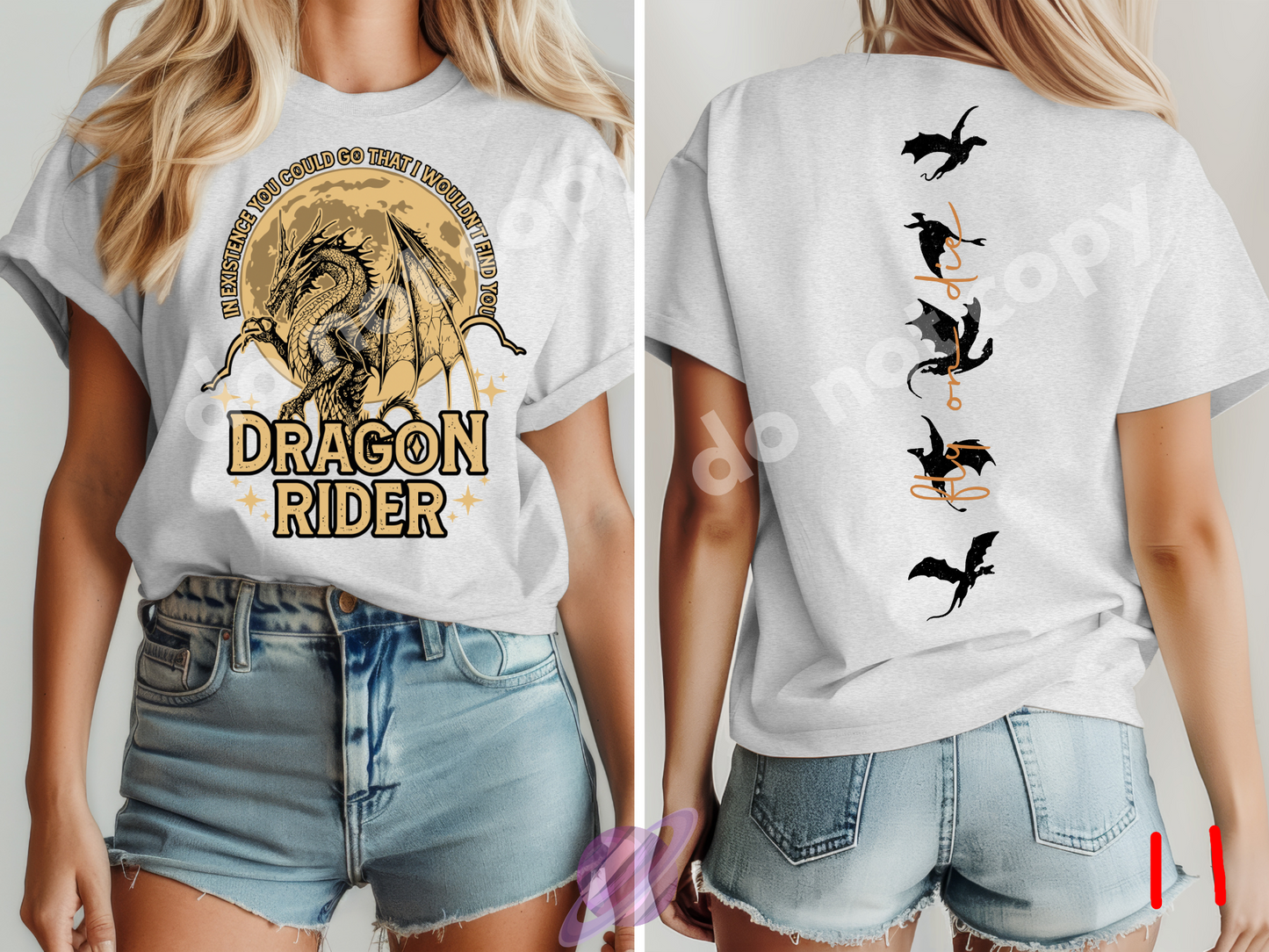 FOURTH W DRAGON COLLECTION PART 1 - POCKET PRINT DOUBLE SIDED TEE (MULTIPLE OPTIONS)