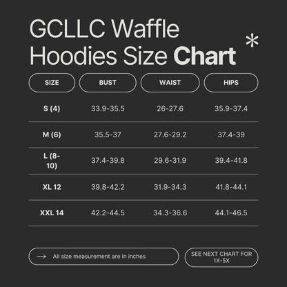 COFFEE SPOOKY - CUSTOM WAFFLE HOODIES PREORDER CLOSING 9/30