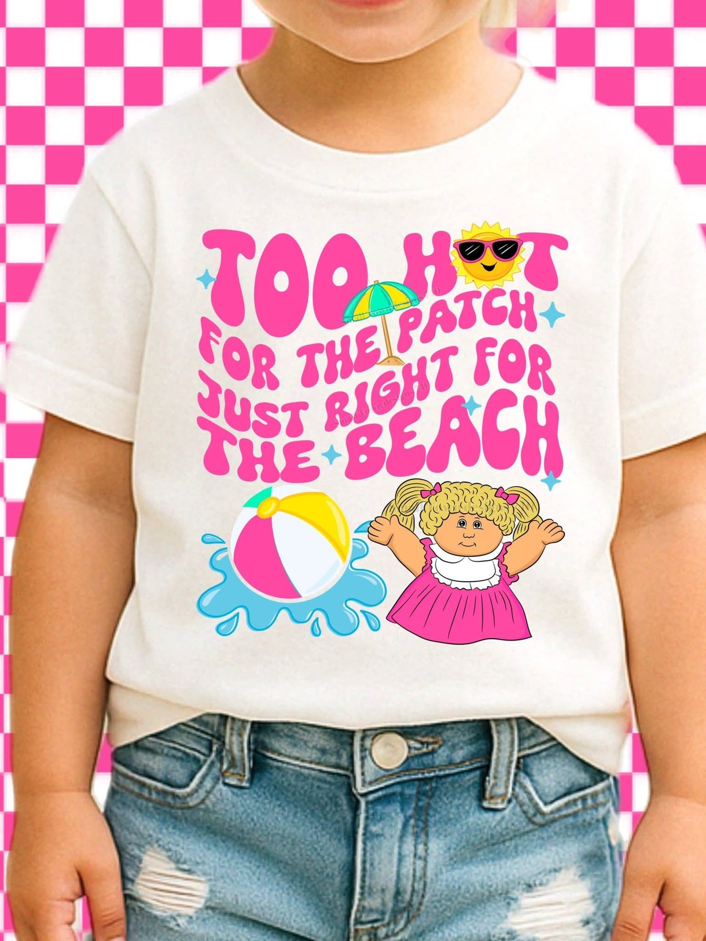 TOO HOT FOR BEACH TEE