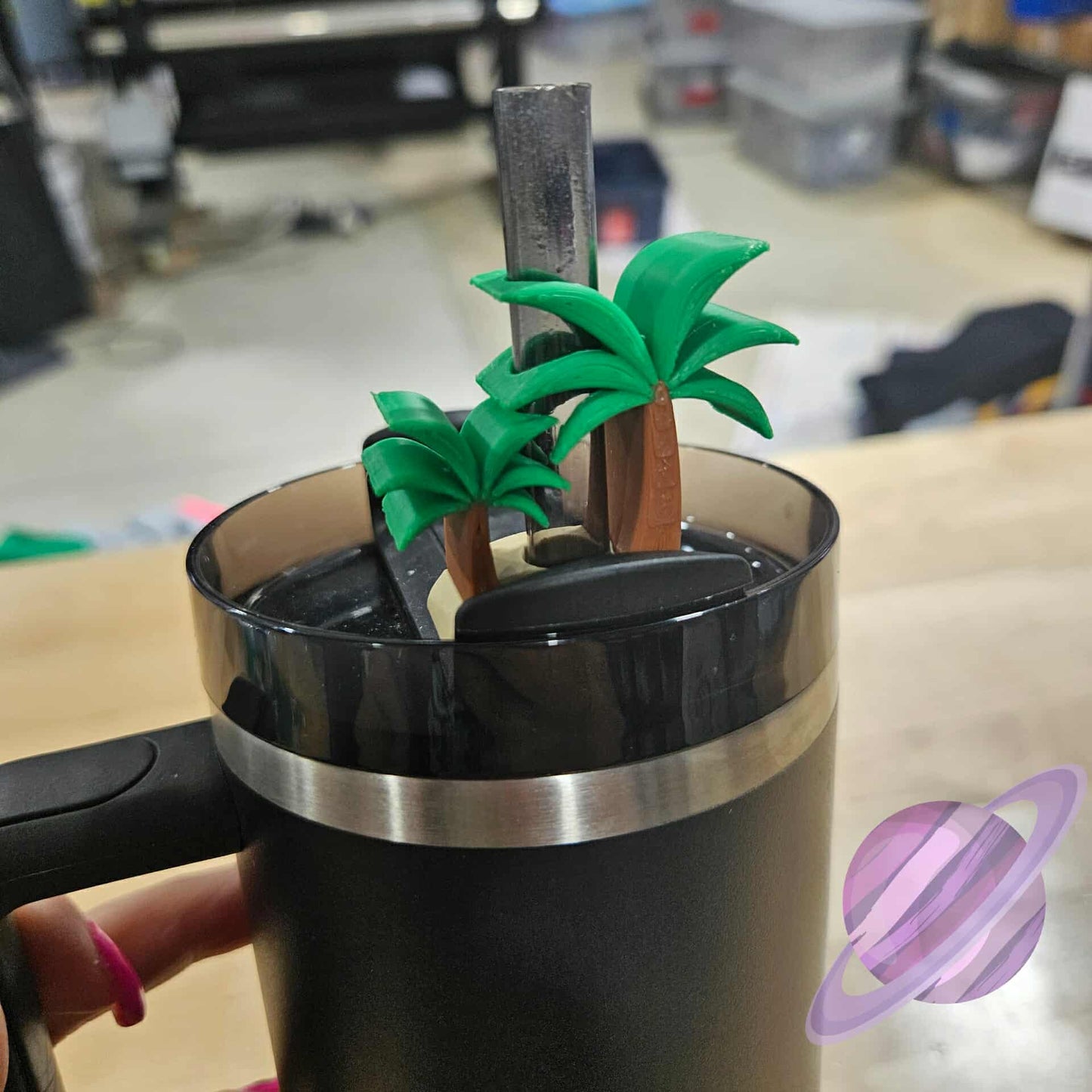 PALM TREES-3D PRINTED STRAW BUDDY