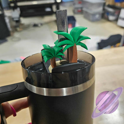PALM TREES-3D PRINTED STRAW BUDDY