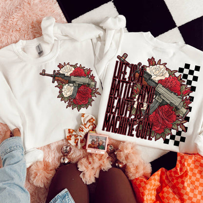 LIFE IS A BATTLEFIELD DOUBLE SIDED TEE
