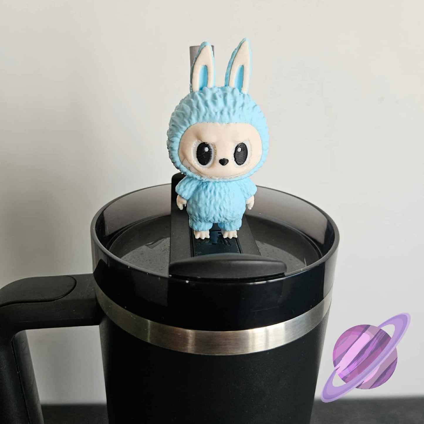 BLUE LABU-3D PRINTED STRAW BUDDY