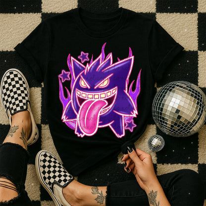 NEON GAR POKE PURPLE GUY TEE