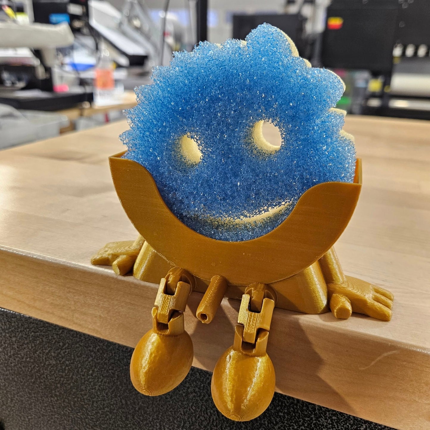 SCRUB DAD SPONGE HOLDER-3D PRINTED