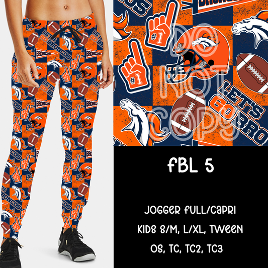 FBL5 - FBL BOTTOMS - JOGGER /CAPRI PREORDER CLOSING 9/10