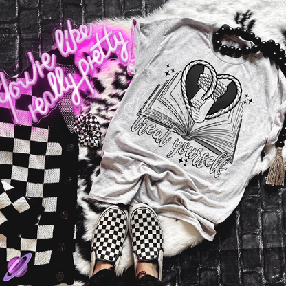 TREAT YOURSELF BOOK TEE