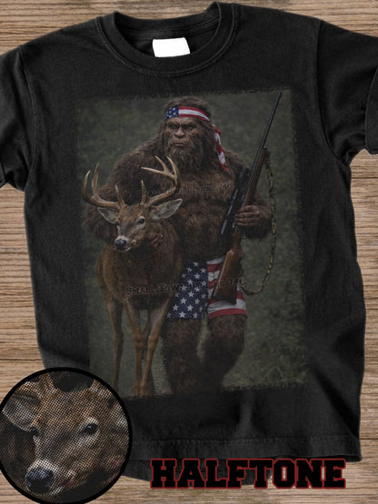 BIG FOOT HALF TONE TEE
