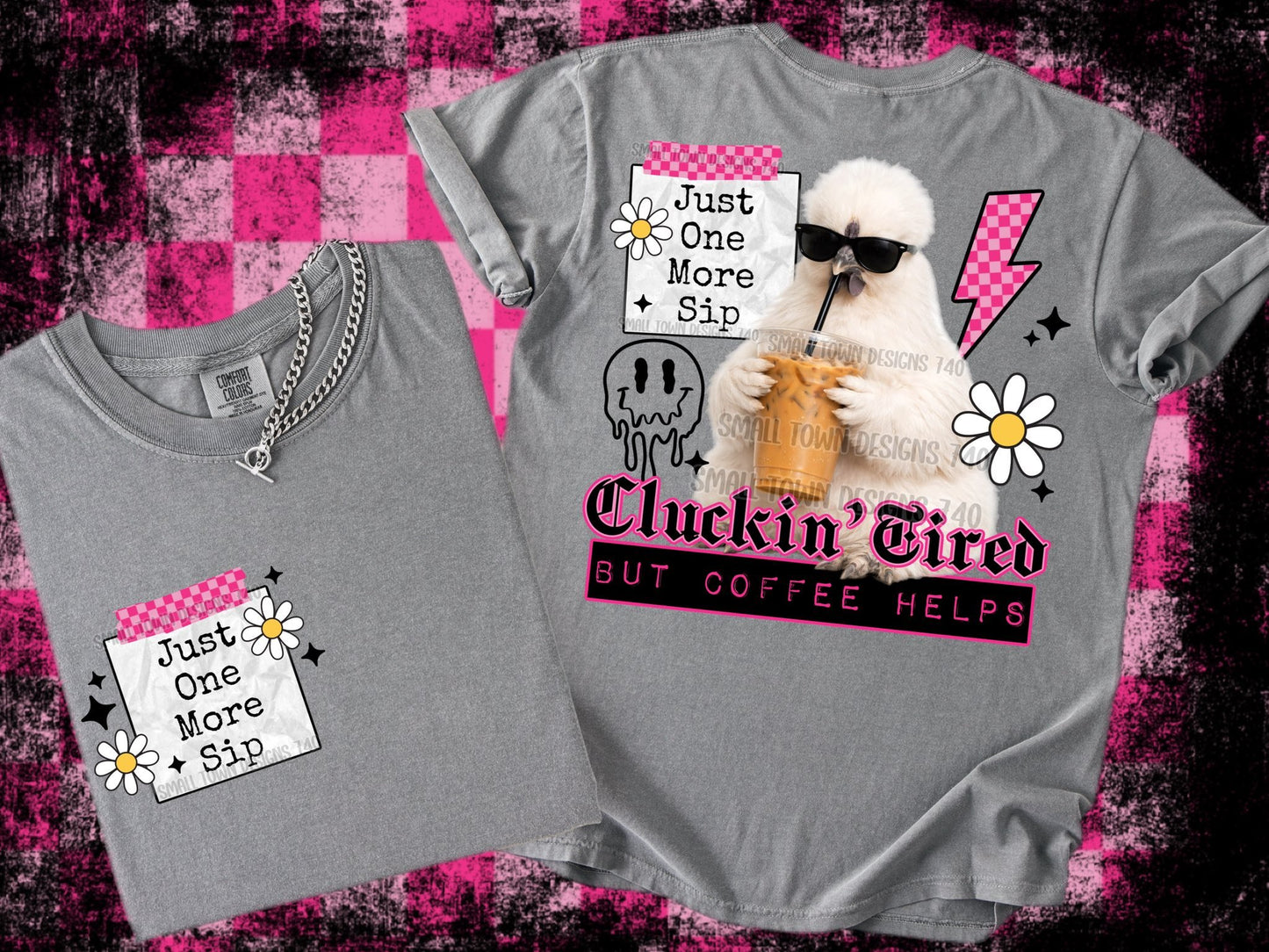 COFFEE HELPS DOUBLE SIDED TEE