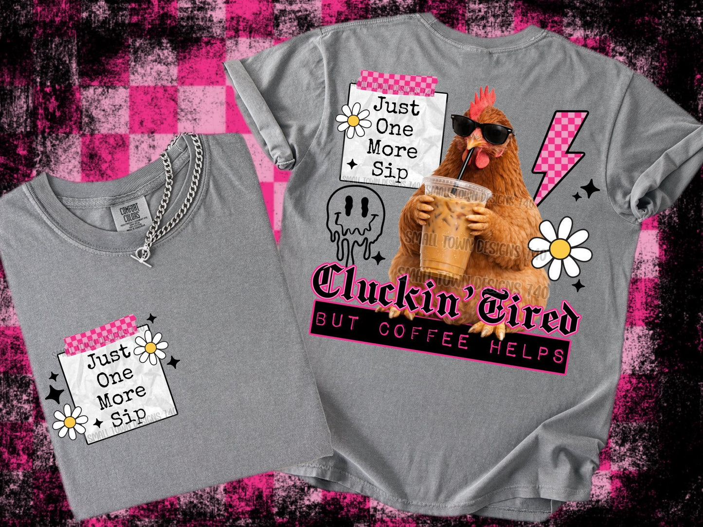 COFFEE HELPS DOUBLE SIDED TEE