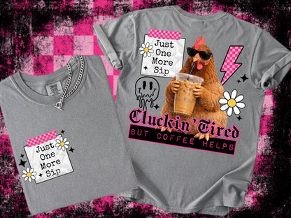 COFFEE HELPS DOUBLE SIDED TEE