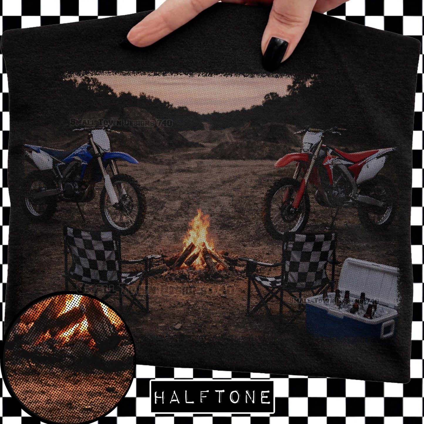 HALF TONE OUTDOORS TEE