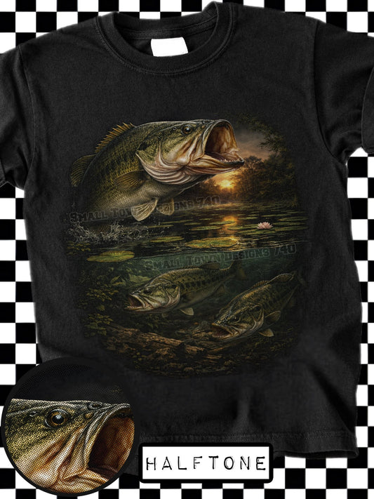 BASS HALFTONE TEE