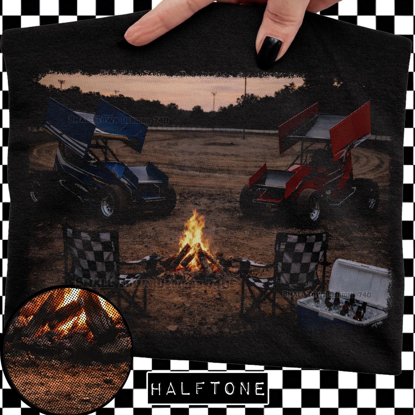 HALF TONE OUTDOORS TEE