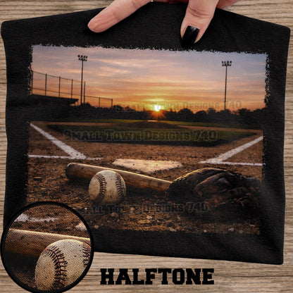 HALF TONE BALL FEILD TEE