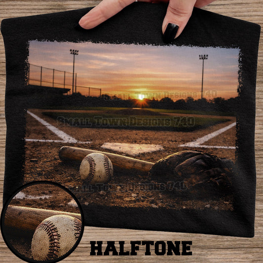 HALF TONE BALL FEILD TEE