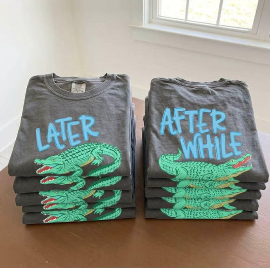 LATER GATOR 2 DOUBLE SIDED TEE