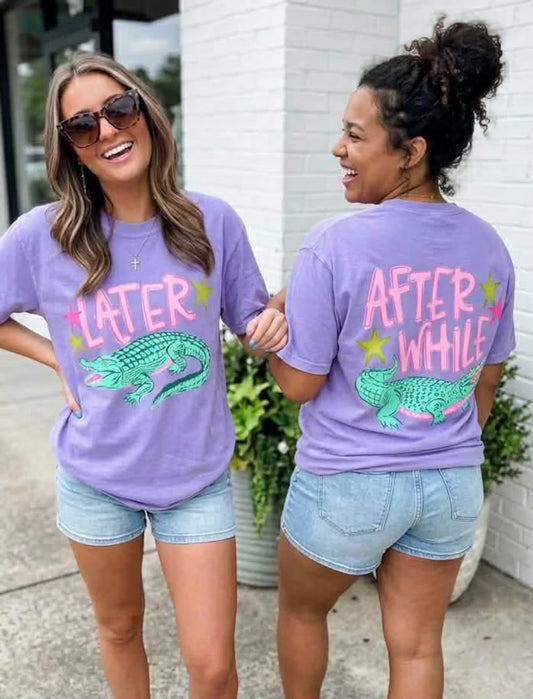 LATER GATOR 1 DOUBLE SIDED TEE