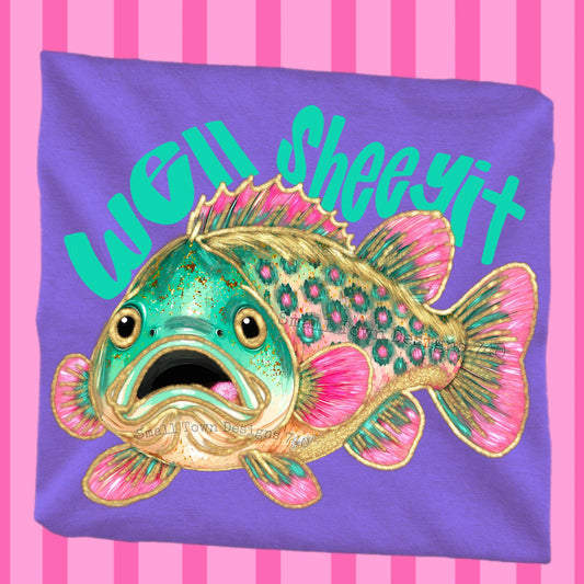 WELL SHHH WITH WORDS TEE