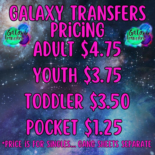 Galaxy DTF Transfers