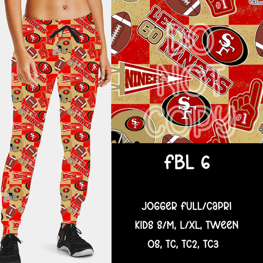 FBL6 - FBL BOTTOMS - JOGGER /CAPRI PREORDER CLOSING 9/10