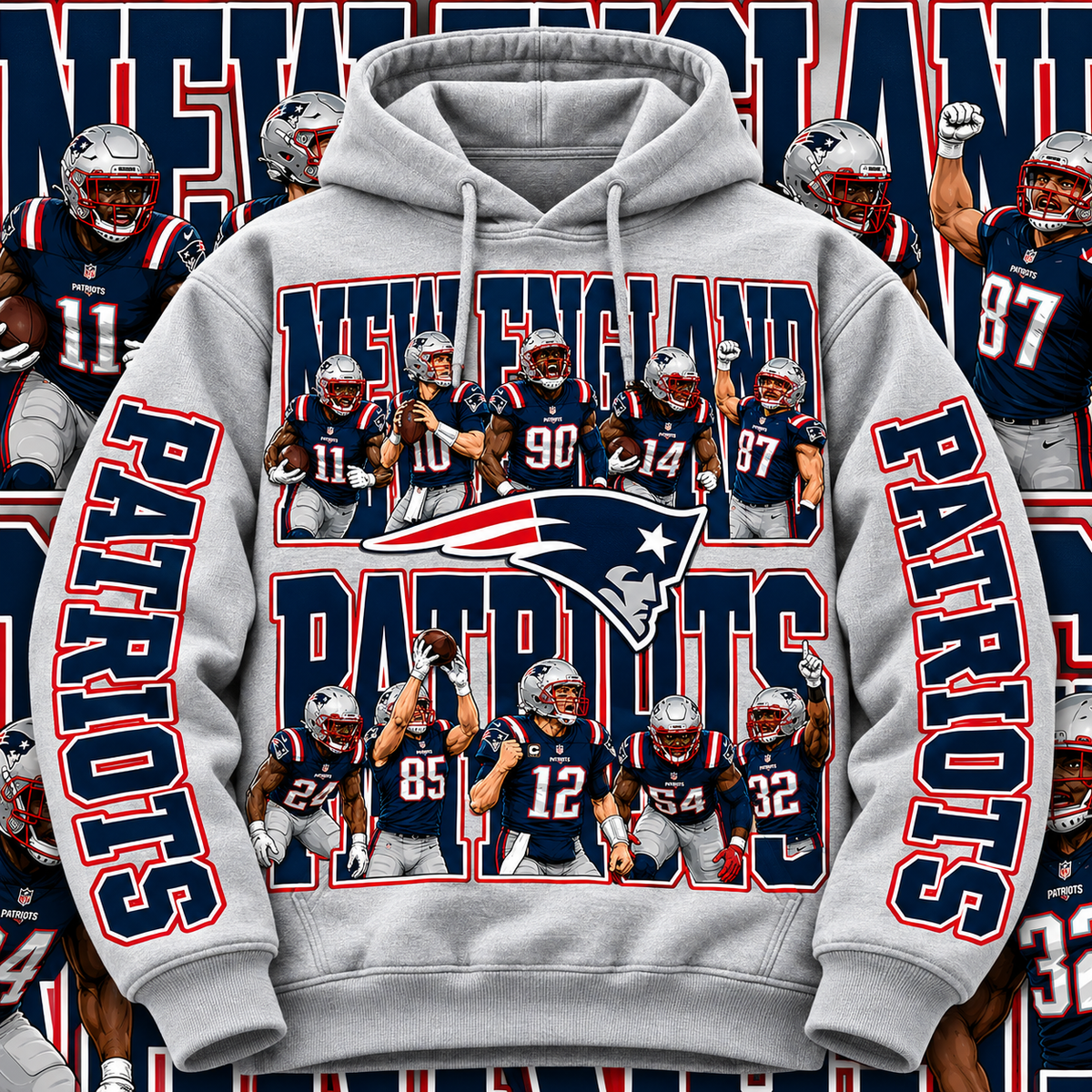 PRO FBALL HOODIE COLLECTION W/ SLEEVE PRINT GROUP 1