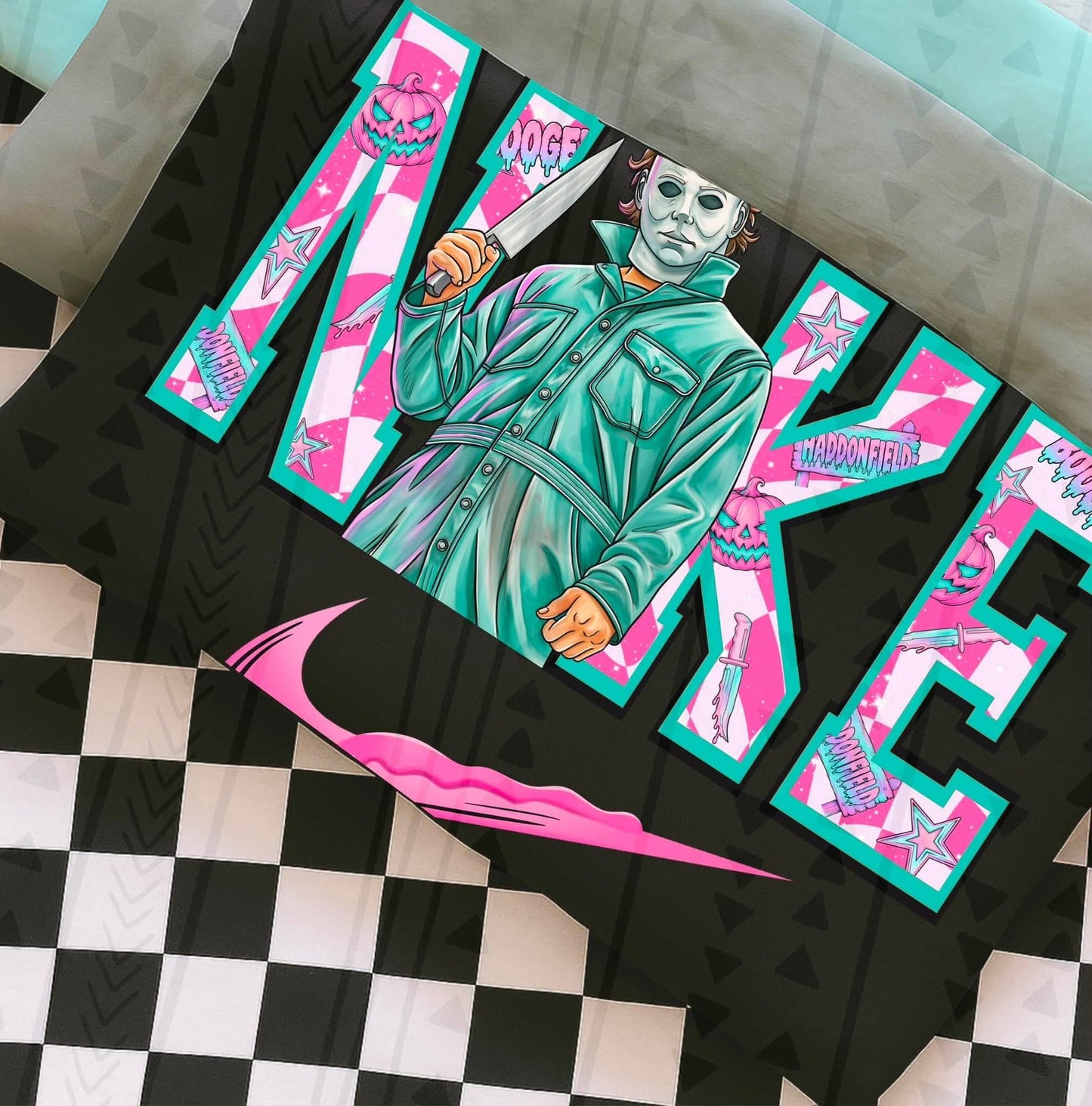 PINK HORROR MIKE TEE