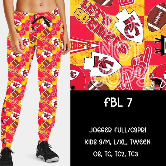 FBL7 - FBL BOTTOMS - JOGGER /CAPRI PREORDER CLOSING 9/10