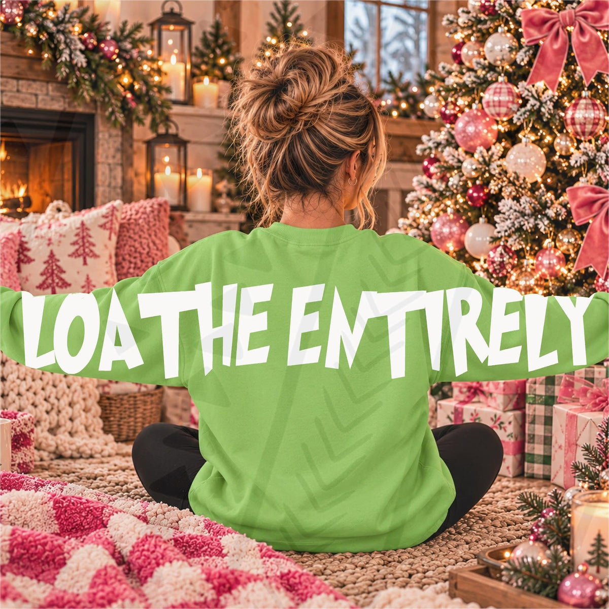 LOATHE BIG BACK DOUBLE SIDED SWEATSHIRT