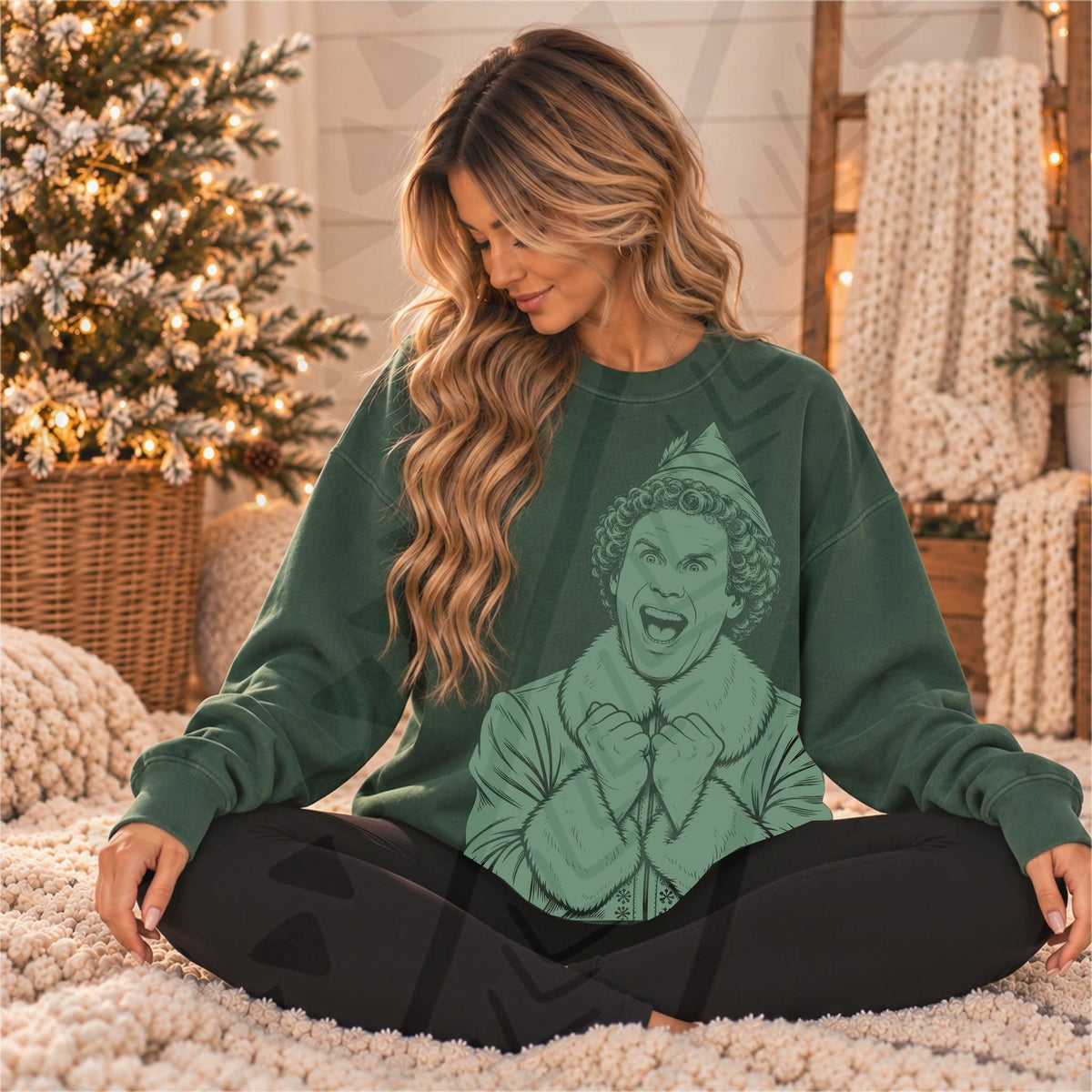 NINNY BIG BACK DOUBLE SIDED SWEATSHIRT