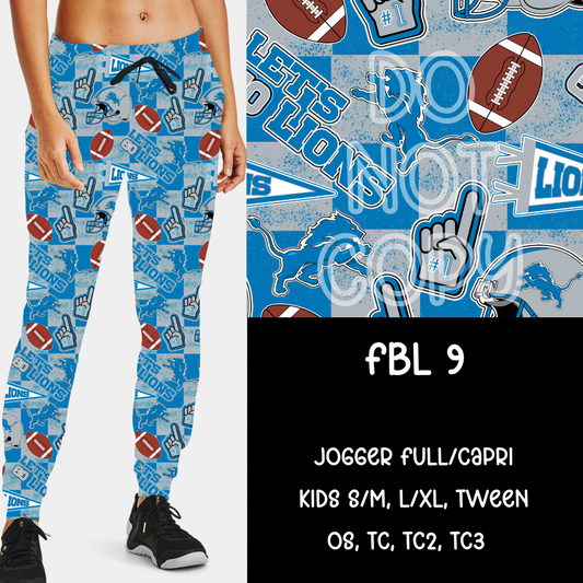 FBL9 - FBL BOTTOMS - JOGGER /CAPRI PREORDER CLOSING 9/10