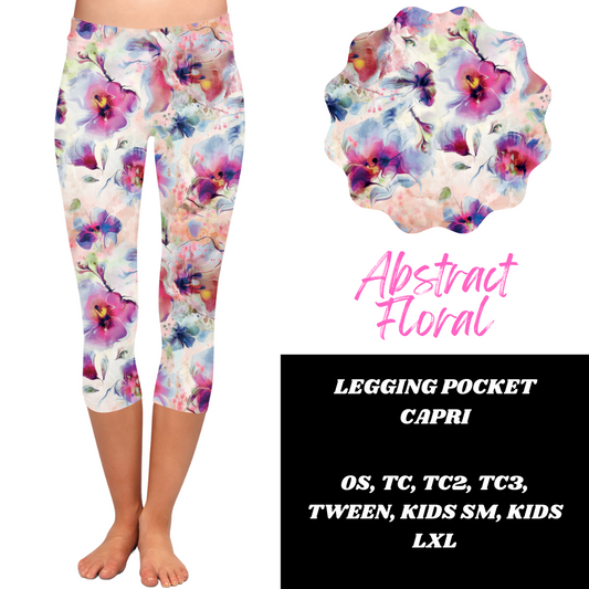 ABSTRACT FLORAL- SUMMER RUN- PREORDER CLOSING 4/24