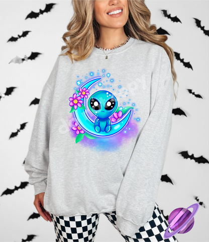 ALIEN MOON - B97 - CREW NECK SWEATSHIRT