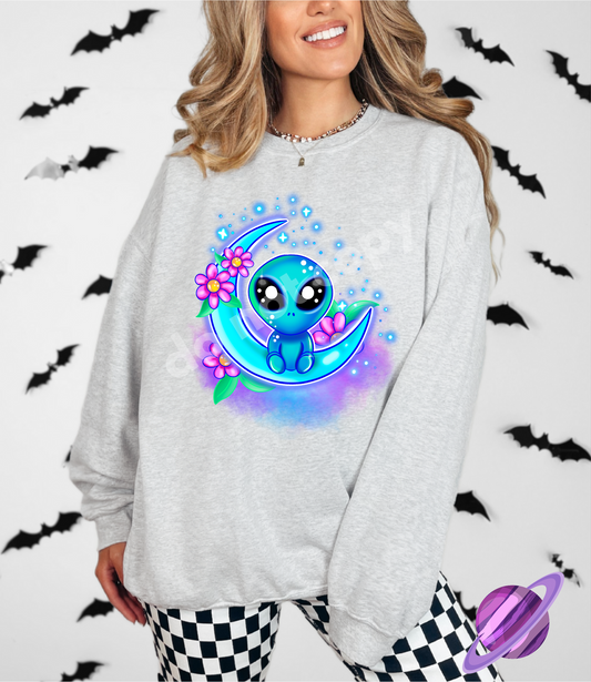 ALIEN MOON - B97 - CREW NECK SWEATSHIRT