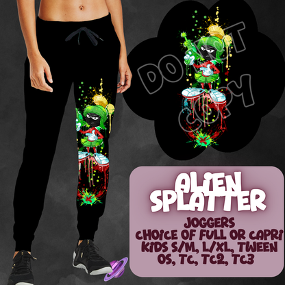 ALIEN SPLATTER- 4 STYLES OF BOTTOMS-PREORDER CLOSING 1/21