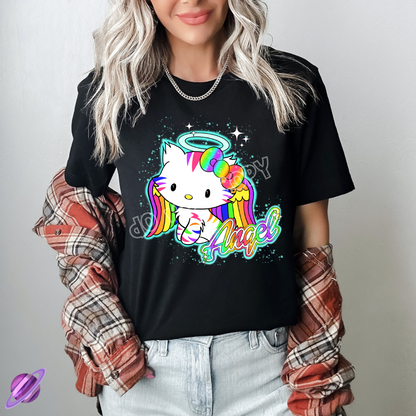 ANGEL KITTY - LF COLLAB -UNISEX TEE ADULTS/KIDS