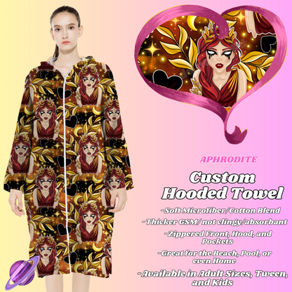 APHRODITE- HOODED TOWEL- PREORDER CLOSING 4/27