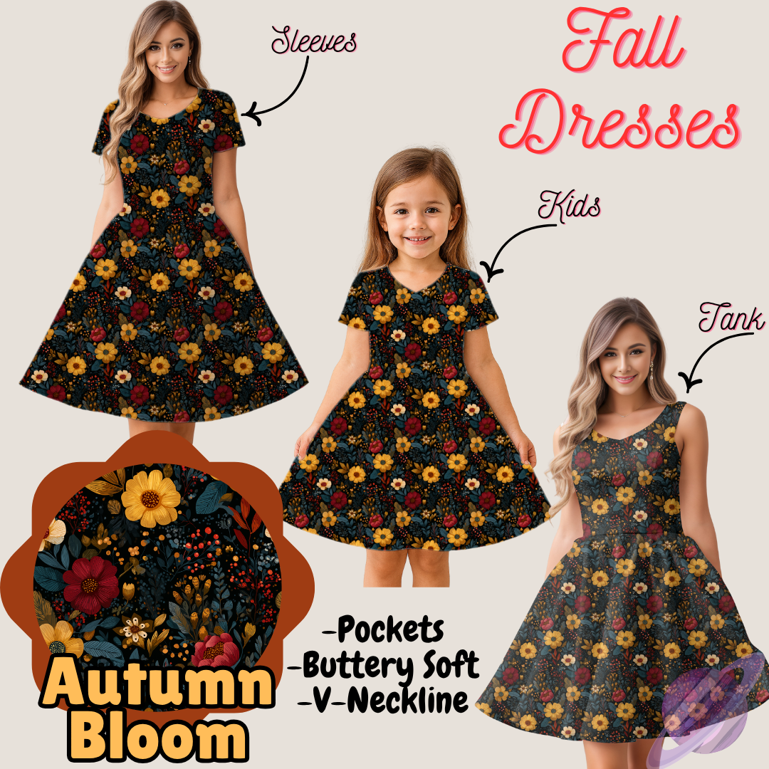 AUTUMN BLOOM- FALL DRESS PREORDER- CLOSING 9/12