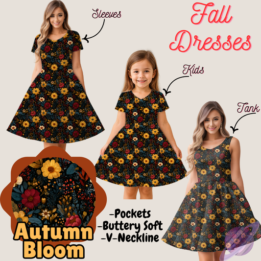 AUTUMN BLOOM- FALL DRESS PREORDER- CLOSING 9/12
