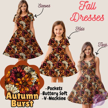 AUTUMN BURST- FALL DRESS PREORDER- CLOSING 9/12