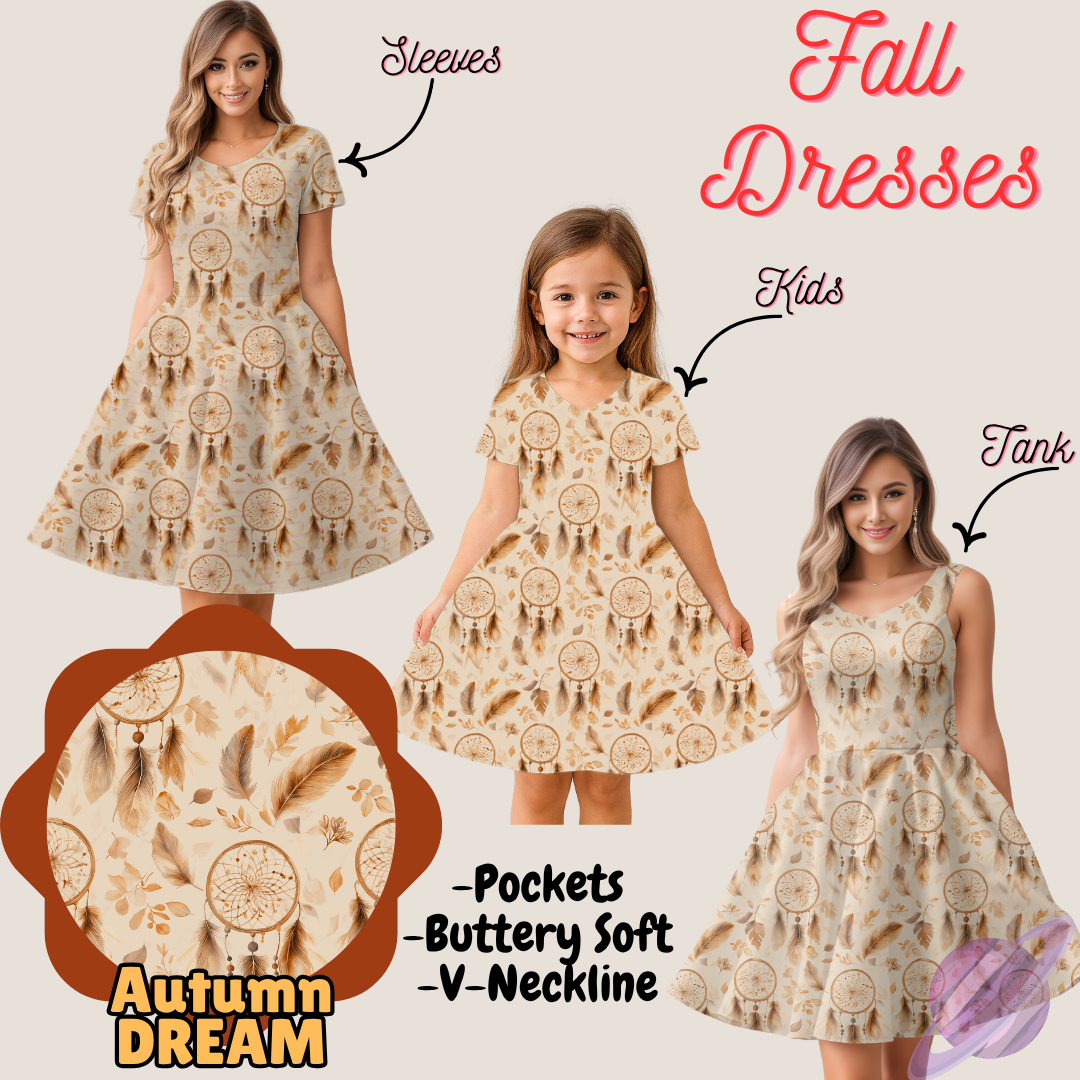 AUTUMN DREAM- FALL DRESS PREORDER- CLOSING 9/12