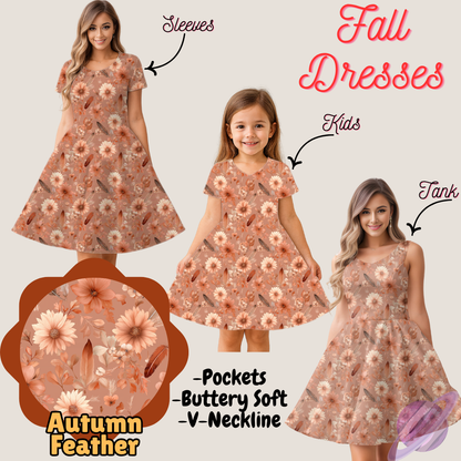 AUTUMN FEATHER- FALL DRESS PREORDER- CLOSING 9/12
